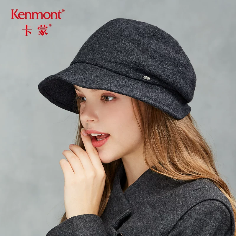 Woolen autumn winter universal keep warm hat, rear support for face sculpting