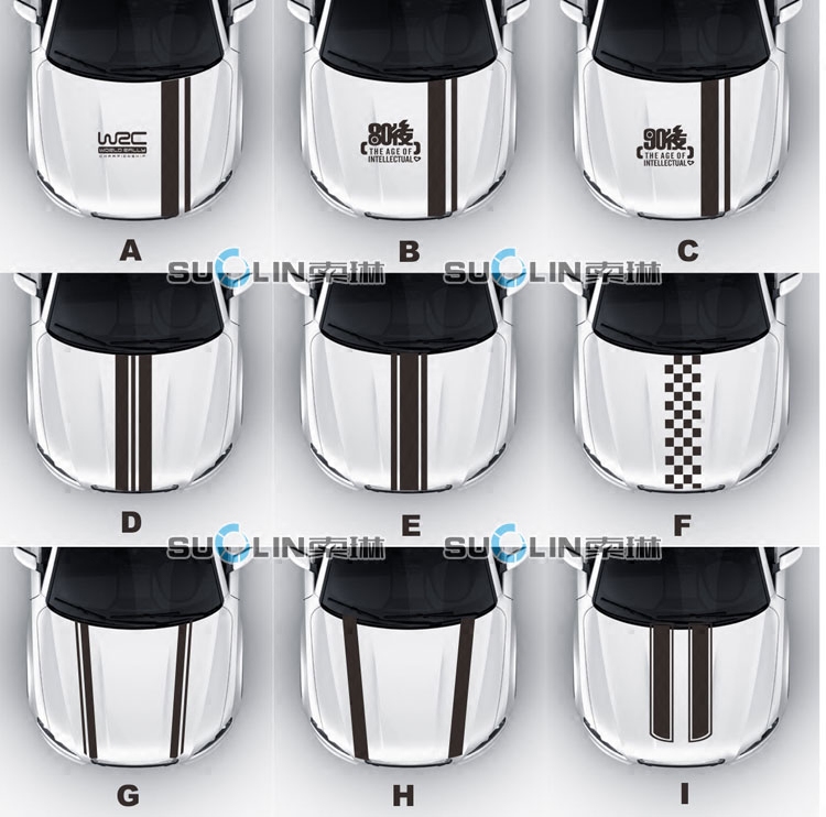 Front Cover White Collage Side Dress Side Skirt Strip Glorify Head Creative Car Stickler Scratchback Applid