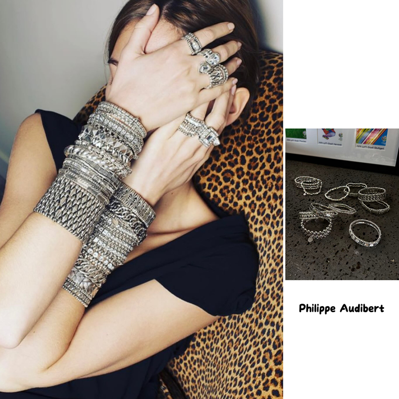 French Designer Philippe Audibert's Stylish Elastic Bracelet and Ring French Designer Philippe Audibert's Stylish Elastic Bracelet and Ring