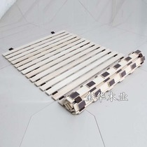 Pure solid wood folding bed board Single bunk board Lunch break Simple Tatami hard board storage bed Simmons bed roll bed