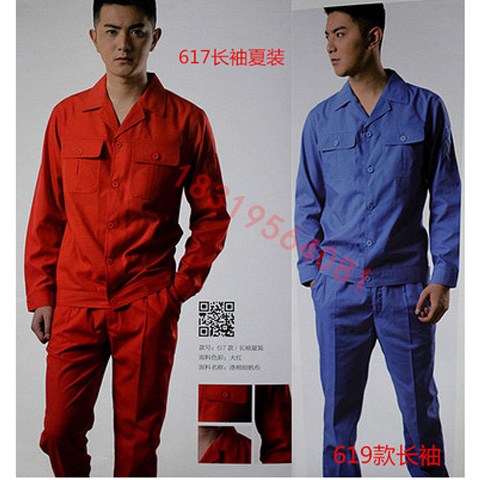 Strong Jing Overalls Career Apparel Lawless Apparel Wear Full Cotton Long Sleeve Thin frame Sub-work Workwear