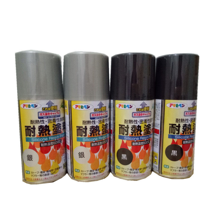 朝日強耐熱塗料噴漆罐 日本原裝進口 耐高溫噴漆600度300ml