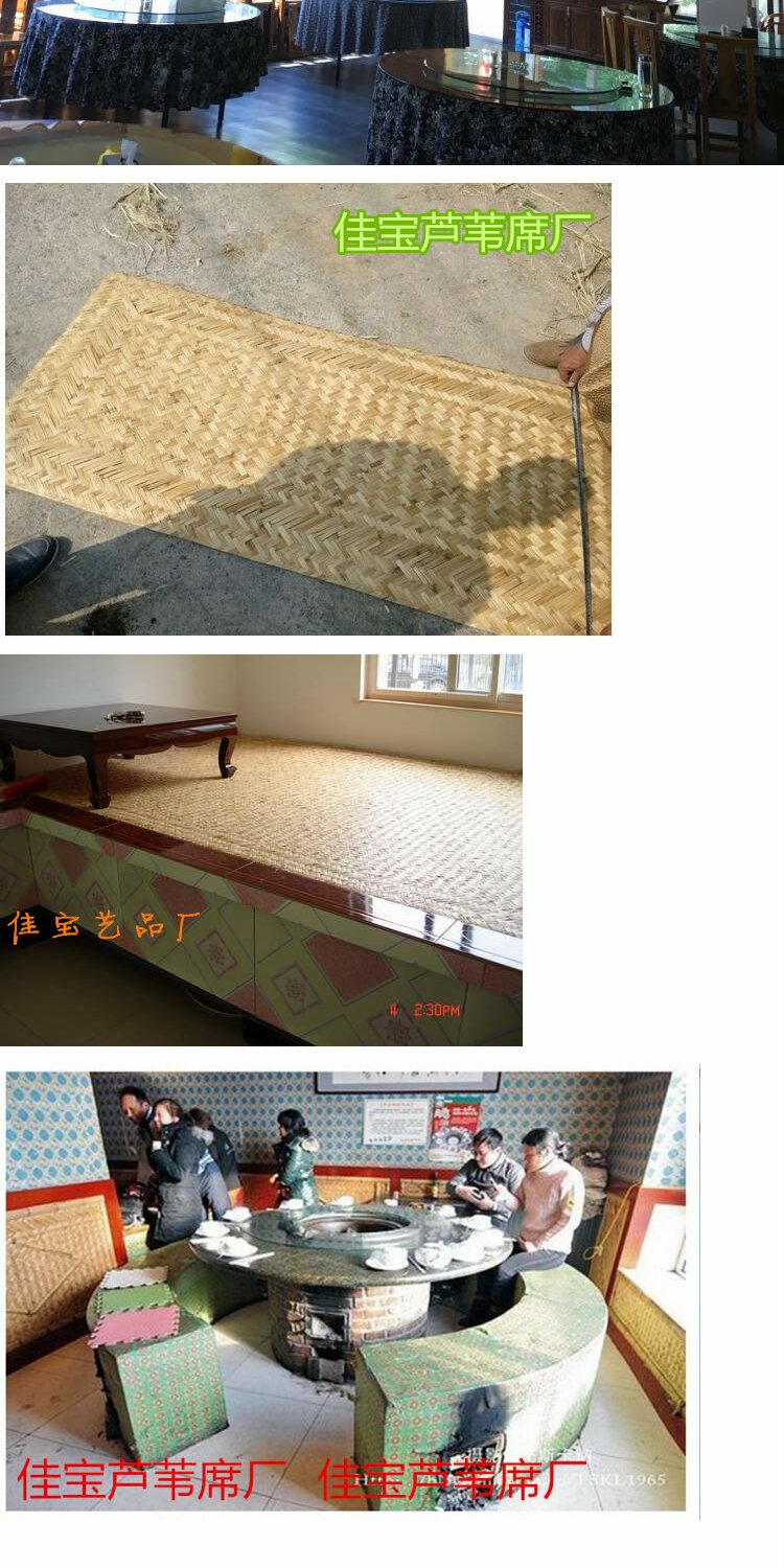 Tùy chỉnh sậy mat giường ghế mat trang trí trần rơm thảm trang trí tre thảm cỏ rèm tường trang trí phân vùng mat chiếu trúc 80cm