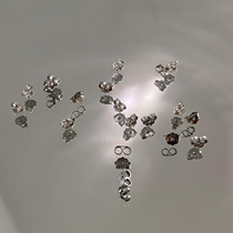 925 sterling silver ear plugs all-match simple ear buckle ear cap ear plug ear stud special accessories