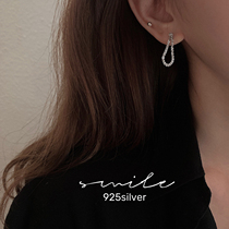 s925 sterling silver gypsophila earrings 2022 new trendy niche design sense of temperament senior female ins style long