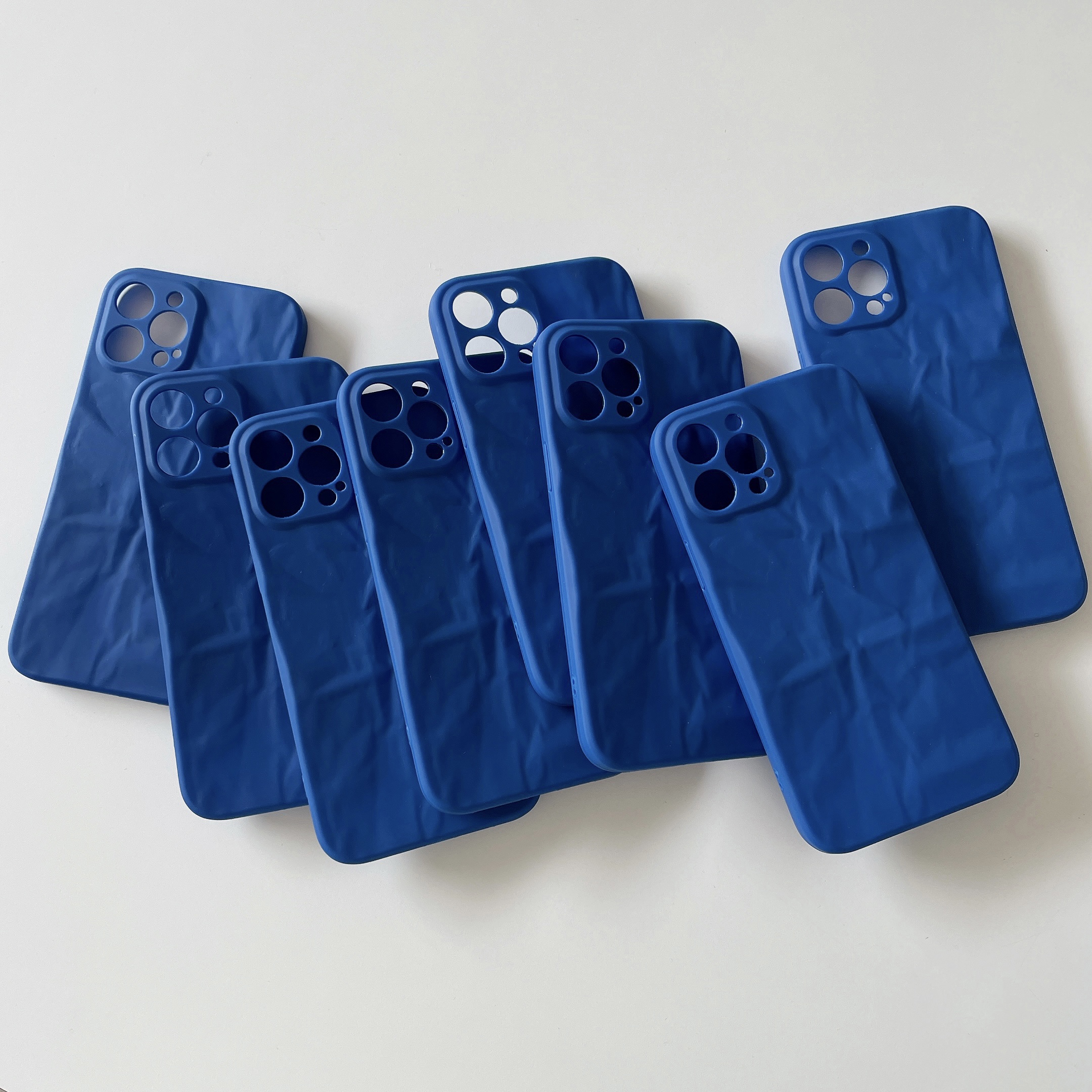 Custodia per telefono iPhone 15 Klein Blue rugosa iPhone 13 Pro Nuovo 12promax 11por Donna 14 Anti caduta All Inclusive 14pro Premium_voghion.com