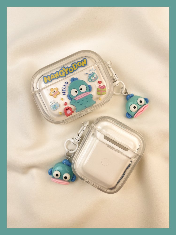 Ins Cute Cartoon Octopus Clown Fish Custodia protettiva 3 airpods Auricolare Custodia morbida Secondo Wireless Bluetooth Terzo_voghion.com