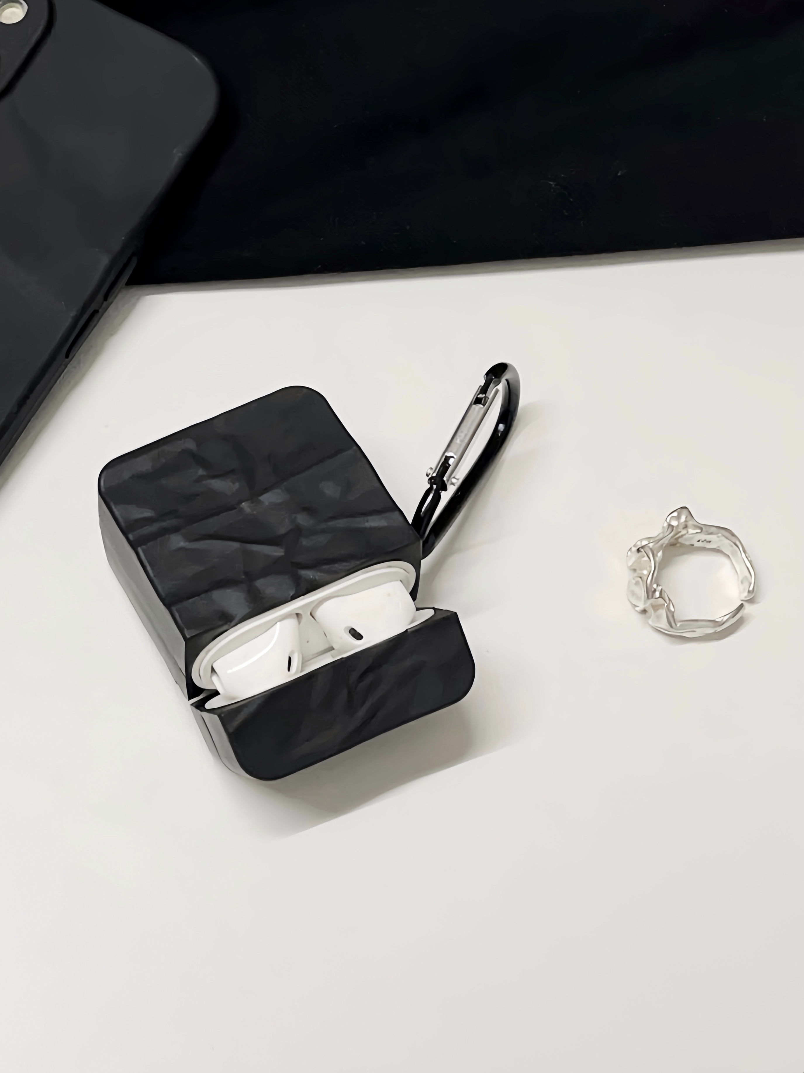 Ins Fold Nero 3 Cover protettiva Secondi auricolari Bluetooth wireless Terzo 1 Adatto per S2 Airpod Pro Soft_voghion.com