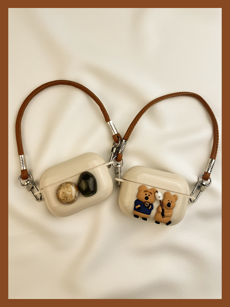 Ins 3D Ink Stone Protective Cover Airpod 3 Wireless Bluetooth AIPods2 Earphone Soft Case 1st 3rd Suitable for 4_voghion.com