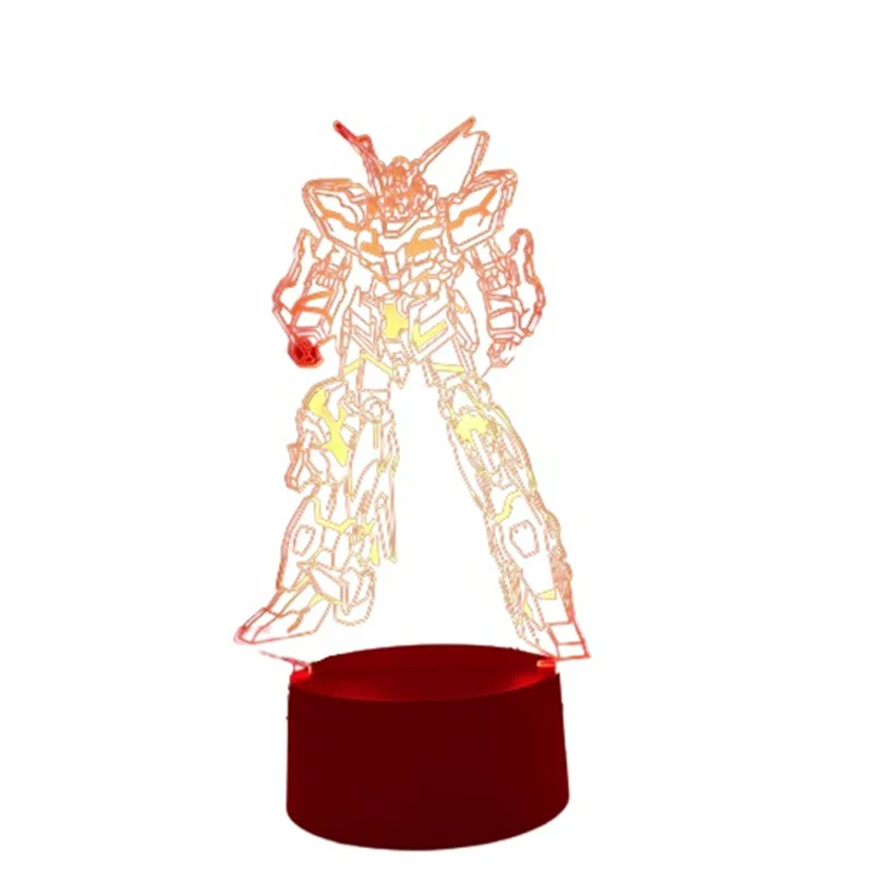 Spot Gundam Unicorn UC Mobile Suit USB ночник модель декоративные RGB украшения подарок мальчику на день рождения