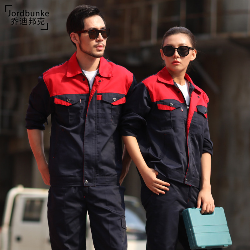 Jodi Bunk Spring Autumn Long Sleeve Workwear Suit Men's Labor Conserved Workwear Engineering Suit Processing Customised Wear