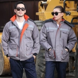 Демисезонная светоотражающая куртка для работы, пальто, пуховик, рабочая одежда