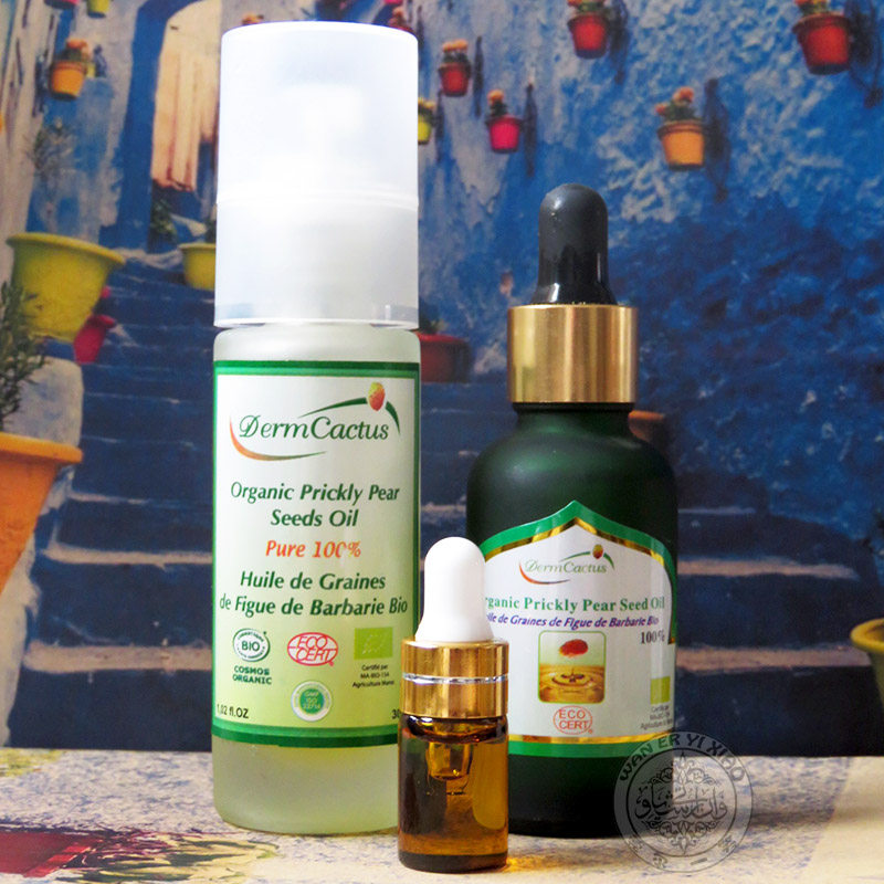 Moroccan Derm Cactus Seed Oil Cactus Seed Oil 3ML Split Trial Packs Anti-Crumpled Grain Tight Repair