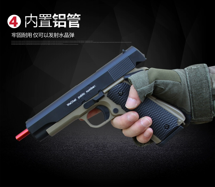 Stydy m1911 súng nước Colt hướng dẫn sử dụng súng ngắn trên nách cho những quả bom để kéo kho hàng trống treo đồ chơi để lấy - Súng đồ chơi trẻ em