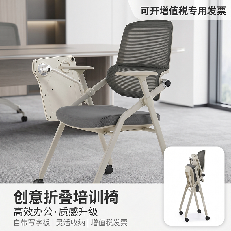 Folding Training Chair with Table Board, Smart Classroom Table and Chair with Writing Board, Integrated Folding Conference Chair with Table and Chair Folding Training Chair with Table Board, Smart Classroom Table and Chair with Writing Board, Integrated Folding Conference Chair with Table and Chair