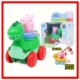 Piggy Peggy Children Đồ chơi trẻ em Slides House House Set Bánh Trang trí búp bê Peggy đồ chơi điều khiển từ xa