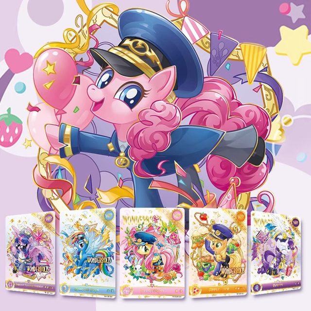 ບັດເກມ My Little Pony card Hui Yue Pack 5 5 5 bullet 4 CR card ຂອງແທ້ SC card book a whole box must win the package