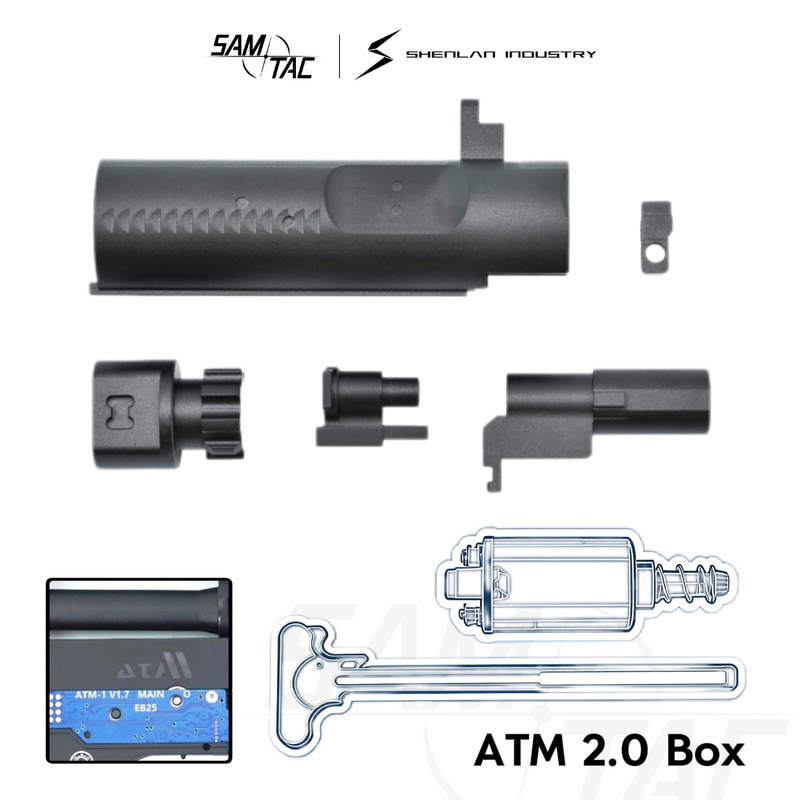 【Samtac】Atm 2.0 Gearbox Genuine Full Set Metal Upgrade Parts Two-Way Ejector Pusher Nozzle Chrysanthemum Head 【Samtac】Atm 2.0 Gearbox Genuine Full Set Metal Upgrade Parts Two-Way Ejector Pusher Nozzle Chrysanthemum Head