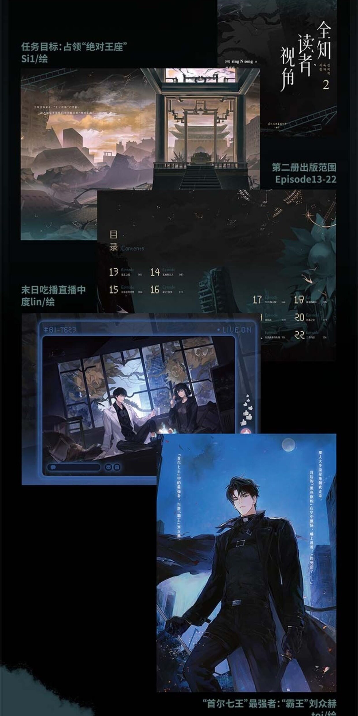 ORV Simplified Chinese novels Vol. 2 story and interior page previews