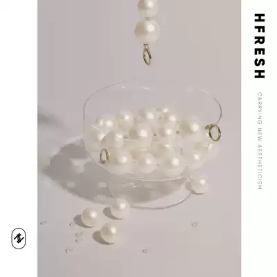 HFresh exquisite niche White Pearl refined bag women's bag New 2021 tide fashion versatile accessories pendant
