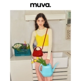 muva Портативная сумка на одно плечо, небольшая сумка, изысканная сумка через плечо, подушка, из натуральной кожи