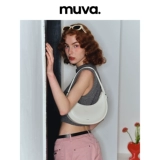 Сумка подмышку, сумка через плечо, небольшая дизайнерская сумка на одно плечо, изысканный стиль, коллекция 2023, из натуральной кожи