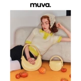 Сумка подмышку, сумка через плечо, небольшая дизайнерская сумка на одно плечо, изысканный стиль, коллекция 2023, из натуральной кожи