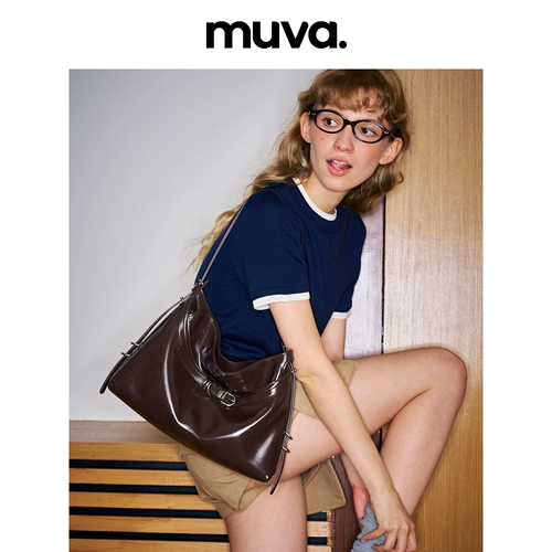 Вместительная и большая оригинальная дизайнерская сумка на одно плечо, стиль