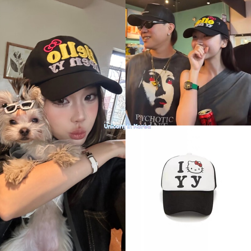 In-Stock Yimengling Style 25 New Model Open Yy Hellokitty Collaboration Baseball Cap Trucker Hat
