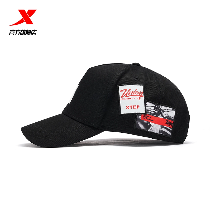 Mũ thể thao Xtep unisex 2020 mùa xuân mới thời trang mũ nam mũ nữ mũ lưỡi trai thể thao giản dị mũ lưỡi trai - Mũ thể thao