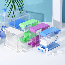 Dental cotton roll box top press type dust-proof oral outpatient cotton stick box cotton strip management box a variety of colors
