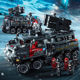 Senbao Building Blocks Officially Licensed Wandering Earth Large Transport Vehicle Model Assembly Children's Educational Toy for Boys 107007