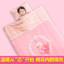 Baby four seasons universal princess cover quilt Female baby kindergarten spring and autumn thin quilt Autumn and winter thickened baby bed products