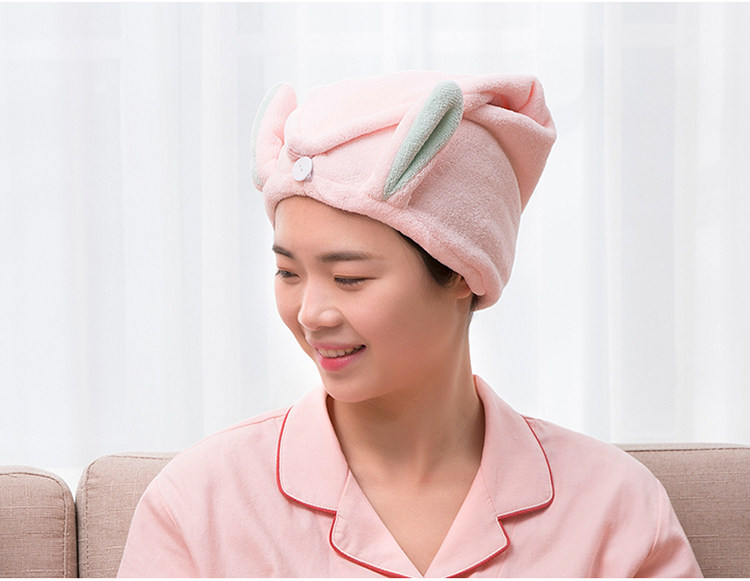 Japan Dry Hair Cap Woman Suction Speed Dry Japan Wipe Hair Towel Cute Bag Headscarf Dry Hair Towel Child Bath Cap
