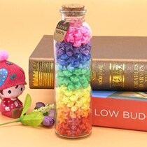 Folding Lucky Star plastic tube luminous bottle Little pentagonal straw Star Hsu May Bottle Diydazzle Handmade