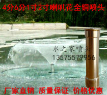 4 minutes 6 minutes 1 inch 1 5 inch 2 inch Morning Glory trumpet flower Fountain Nozzle pool landscape water landscape gardening Square