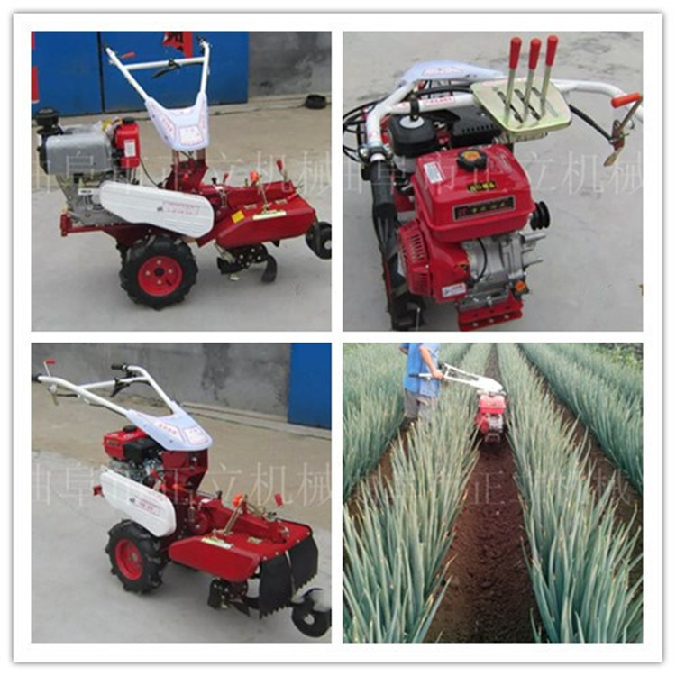 New multifunctional field garden management machine Strawberry ditching and ridging machine Onion Bacon machine Orchard Rotary Tillage Weeding Machine
