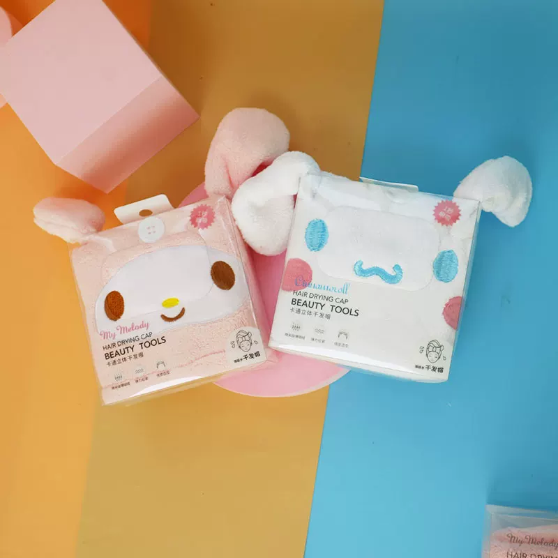 Sanrio, трехмерная быстрая сушка милый полотенце для волос, впитывающая воду, 3D