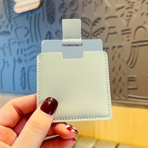 Creative Square Handle Mirror Handheld Cosmetic Mirror Portable Beauty Mirror Dresser Carry-on Custom Logo
