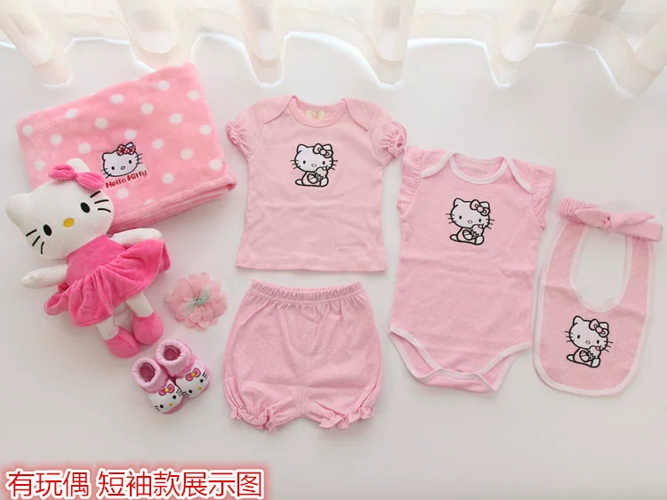 Kho báu nữ quà tặng em bé bộ quần áo sơ sinh cotton đồ chơi trăng rằm trăm ngày tuổi em bé quà tặng bốn mùa - Bộ quà tặng em bé