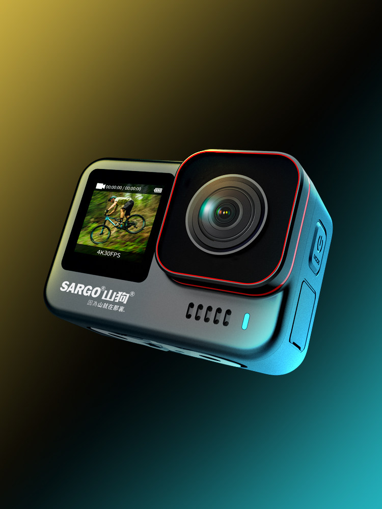 Shandog A11 Action Camera Motorcycle Helmet Riding Anti-Shake Recorder 4K Fishing Camera Non-360 Panoramic