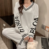 Милая мультяшная пижама, зимний лонгслив, осенний комплект для школьников, в корейском стиле