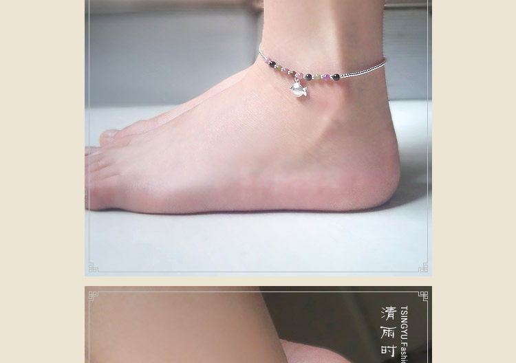 Bracelet de cheville Femme OTHER   en Argenterie - Ref 3104061 Image 21