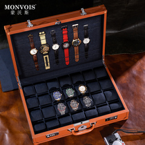 High-end watch storage box Watch player with fingerprint lock let go watch box Jewelry one-piece box display stand