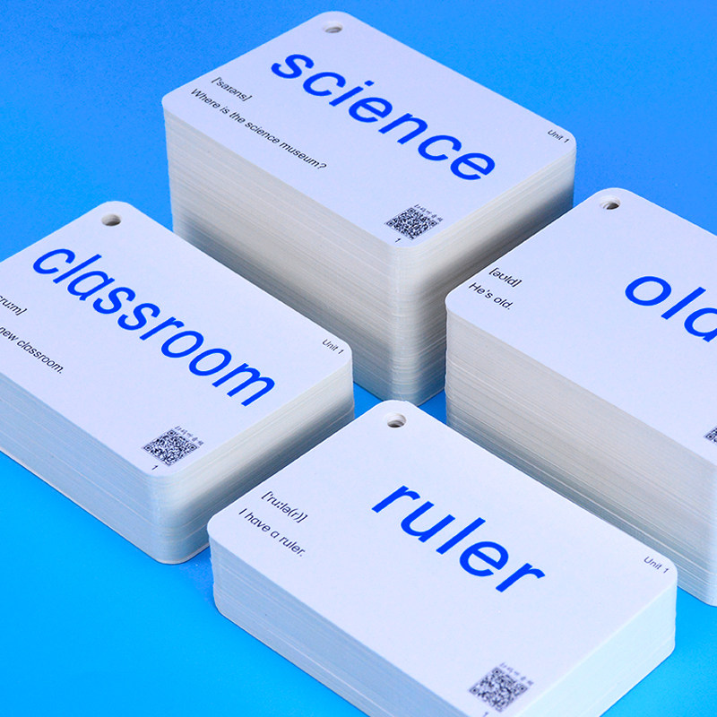 人教版小学生英语单词卡片，轻松学英语！📚-玩具挂图/认知卡-淘宝好物网