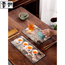 Aroma light and luxurious Chinese style tea towel Gongfu tea with upscale absorbent thickened tea towel table a few rag Zen Serve zero