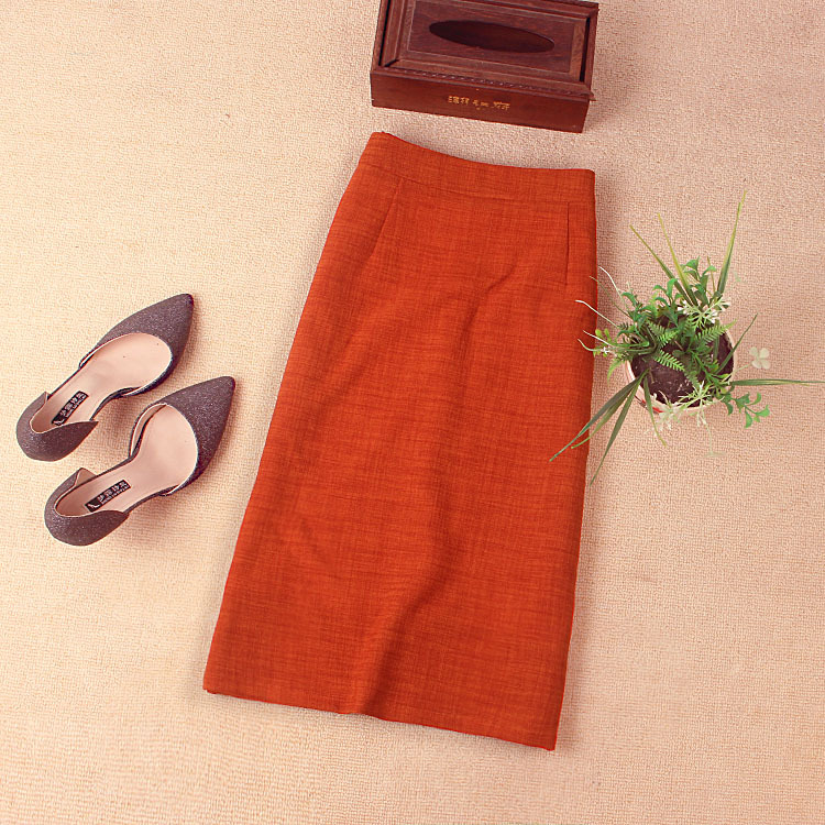 Professional Skirt, Hip-Hugging Skirt, Pencil Skirt, Mid-Length High-Waisted Formal Skirt, Suit Skirt, Work Skirt, Summer