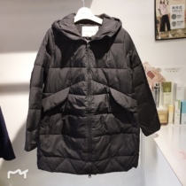 Pregnancy Color Pregnancy Woman Dress Cotton Coat Jacket Winter Loose Big Code Cotton Suit Thickened Warm Band Hat Pregnant Woman Down Clothing