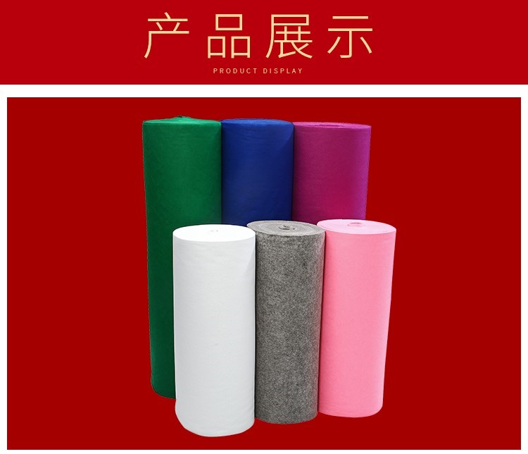 Kết hôn với một thảm đỏ chào đón cửa hàng đám cưới dùng một lần đơn giản thảm không trơn trượt nhà đỏ thảm sàn hình chữ nhật - Thảm thảm tròn