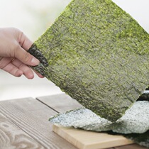 Pick up the taste of dad baby sushi seaweed Super instant ready-to-eat childrens special seaweed rice 5 sheets * 2 bags to send bamboo curtains